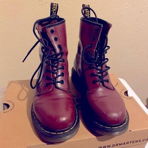 Dr Martens leather boots